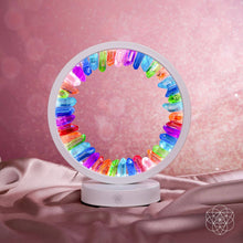 Load image into Gallery viewer, Rainbow After the Storm - Clear Quartz Lamp of Hope