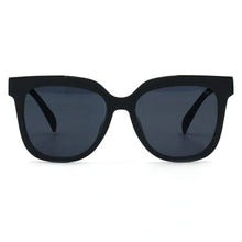 Load image into Gallery viewer, Coco - Sustainable Black Frame Black Lens Wayfarer Sunglasses