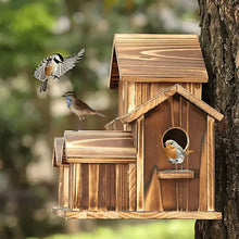 Load image into Gallery viewer, DecorBites™ Small Wooden Hanging Bird House