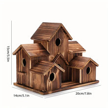 Load image into Gallery viewer, DecorBites™ Small Wooden Hanging Bird House