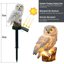 Load image into Gallery viewer, DecorBites™ Solar Owl Garden Light - Decorative, Waterproof LED