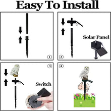 Load image into Gallery viewer, DecorBites™ Solar Owl Garden Light - Decorative, Waterproof LED
