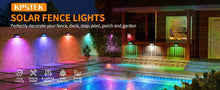Load image into Gallery viewer, DecorBites™ Solar-Powered Fence Lights for Yard, Deck, Patio