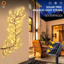 Load image into Gallery viewer, DecorBites™ Solar Willow Vine Light: Outdoor Decoration, Waterproof Fairy Light