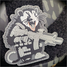 Load image into Gallery viewer, "Street Cat Collection" Patch 3 - Tactical Possum - 3" PVC Patch