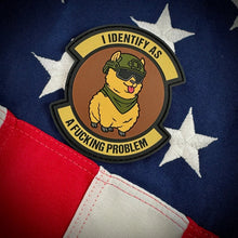 Load image into Gallery viewer, Tactical Llama - I Identify As a Fucking Problem - OCP 3.5" PVC Patch
