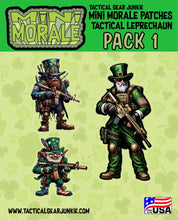 Load image into Gallery viewer, Mini Morale - Tactical Leprechaun wearing US Military Gear AR-15 Steampunk Pack 1