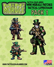 Load image into Gallery viewer, Mini Morale - Tactical Leprechaun wearing US Military Gear AR-15 Steampunk Pack 1