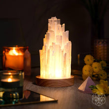 Load image into Gallery viewer, The Cleanse-All Selenite Lamp - 2 Pounds of Healing Power