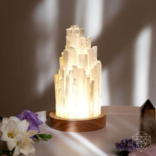 Load image into Gallery viewer, The Cleanse-All Selenite Lamp - 2 Pounds of Healing Power