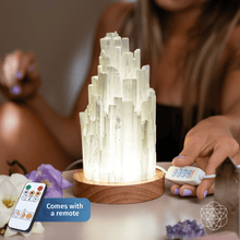 Load image into Gallery viewer, The Cleanse-All Selenite Lamp - 2 Pounds of Healing Power