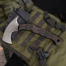 Load image into Gallery viewer, Compact tomahawk "Otokan" with tribal engraving