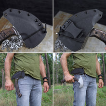 Load image into Gallery viewer, Compact tomahawk "Otokan" with tribal engraving