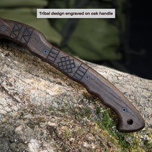 Load image into Gallery viewer, Tribal engraved tomahawk "Navaro"
