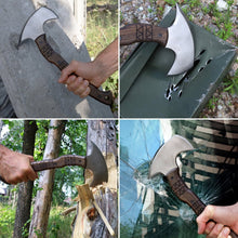 Load image into Gallery viewer, Tribal engraved tomahawk "Navaro"