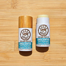 Load image into Gallery viewer, UNSCENTED - Organic Vegan Lip Balm - Plastic Free .25 oz