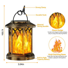 Load image into Gallery viewer, DecorBites™ Upgraded Flickering Flame Solar Lanterns - 2 Pack