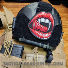 Load image into Gallery viewer, Vampirya - Vampire Lips - 3.5" Embroidered Patch