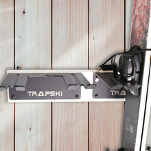 Load image into Gallery viewer, Wall Rack Holds Skis or Snowboard by Bindings, Yard Tools, Gear & Equipment - Made in the USA