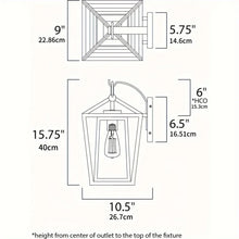 Load image into Gallery viewer, DecorBites™ "Waterproof Outdoor Wall Light with Glass Shades"