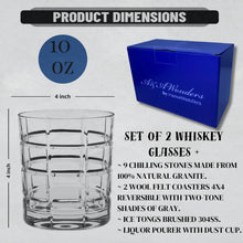 Load image into Gallery viewer, Whiskey Glasses 10oz Premium Scotch Glasses Set of 2 Old Fashioned Whiskey
