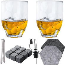 Load image into Gallery viewer, Whiskey Glasses 10oz Premium Scotch Glasses Set of 2- Old Fashioned Whiskey