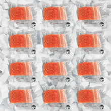 Load image into Gallery viewer, Wild Caught Salmon, Columbia River King Skin On (Bulk Case)
