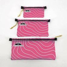 Load image into Gallery viewer, Zipper Pouches TOPO Patterns Ultralight D50T fabric