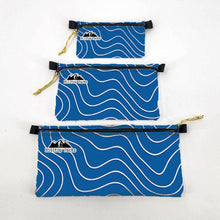 Load image into Gallery viewer, Zipper Pouches TOPO Patterns Ultralight D50T fabric