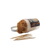 Load image into Gallery viewer, BiteMyWood Flavored Birchwood Toothpicks in Plastic Jars Available In 2 Sizes
