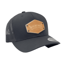 Load image into Gallery viewer, BiteMyWood Curved Bill Snapback Trucker Hats Available In 5 Colors from Union Standard