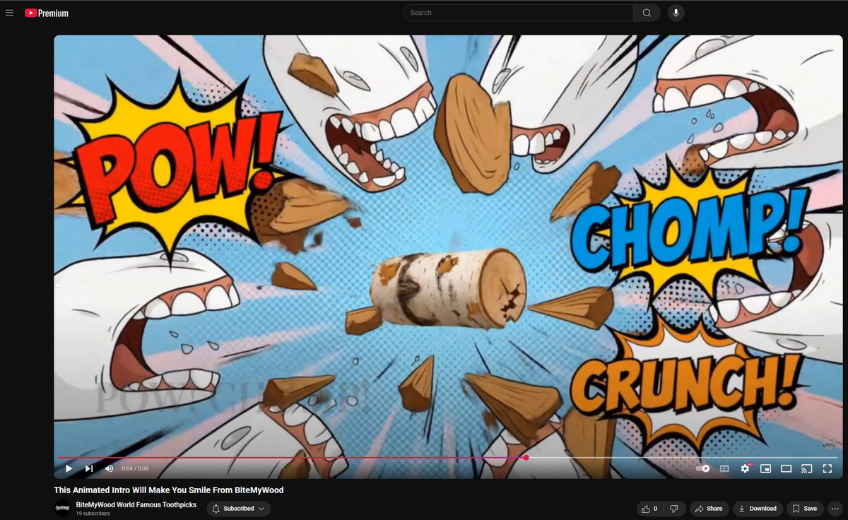 This Animated Toothpick Intro Will Make You Smile – BiteMyWood