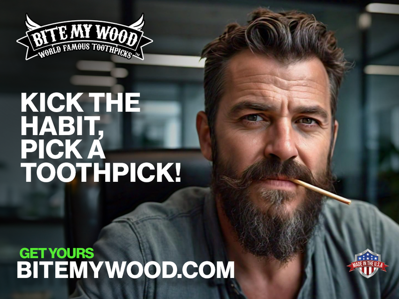 Kick the Smoke, Pick Up Fresh: Birchwood Toothpicks to the Rescue!