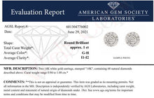 Load image into Gallery viewer, AGS Certified 14K White Gold 1.0 Cttw Brilliant-Cut Diamond Halo-Style Cluster Round Button Stud Earrings (G-H Color, I1-I2 Clarity)
