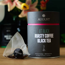 Load image into Gallery viewer, Jet Black - Roasty Coffee Black Tea - 15 Tea Bags
