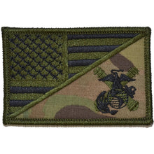 Load image into Gallery viewer, USMC Artillery USA Flag - 2.25x3.5 Patch

