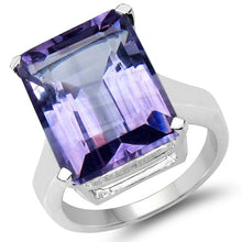 Load image into Gallery viewer, 11.47 Carat Genuine Amethyst .925 Sterling Silver Ring
