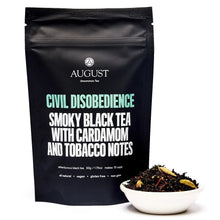 Load image into Gallery viewer, Civil Disobedience - Smoky Cardamom Black Tea
