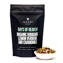 Load image into Gallery viewer, Days of Heaven - Rhubarb Verbena Chamomile Tea (Caffeine Free)
