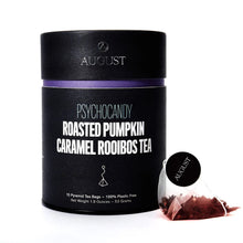 Load image into Gallery viewer, Psychocandy - Roasted Pumpkin Caramel Rooibos Tea (Caffeine Free) (15 Tea Bags)

