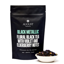 Load image into Gallery viewer, Black Metallic - Violet Elderberry Black Tea

