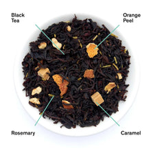 Load image into Gallery viewer, Gold Rush - Orange Rosemary Caramel Black Tea
