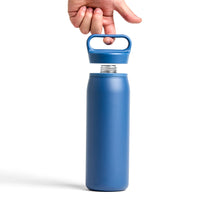 Load image into Gallery viewer, 26oz Wander Water Bottle - Pacific Blue
