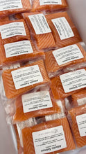 Load image into Gallery viewer, Atlantic Salmon Portions for Sushi, Skinless (Bulk Case)
