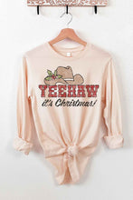 Load image into Gallery viewer, YEEHAW COUNTRY CHRISTMAS LONG SLEEVE TEE
