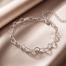 Load image into Gallery viewer, 925 Sterling Silver Plated White Gold Adjustable Bracelet for Women
