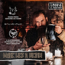 Load image into Gallery viewer, Horn Tankard Mug
