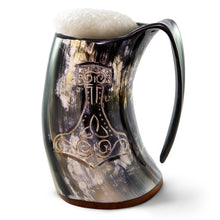 Load image into Gallery viewer, Horn Tankard Mug
