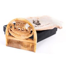 Load image into Gallery viewer, Bone Beard Comb - Drakkar
