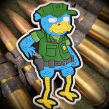 Load image into Gallery viewer, Sketch&#39;s World © Military Police Blue Falcon - 4 inch PVC Patch
